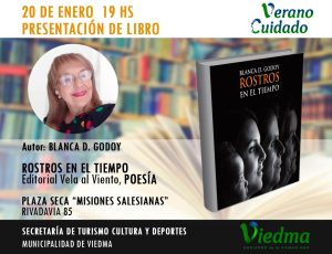 The writers Blanca Godoy and Claudio Garcia present their books in Viedma and El Cóndor – Municipality of Viedma